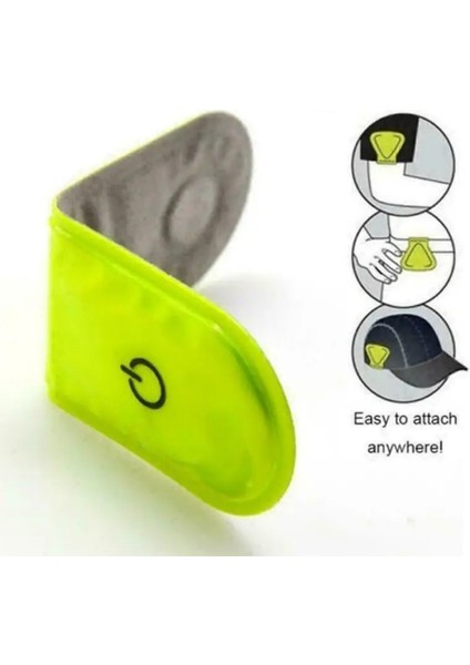 No.4 Tarzı Işık Yansıtıcı Strobe Gece Koşu Güvenlik Uyarı Yaka Lambası Bisiklet Aksesuarları Bisiklet Bisiklet Işıkları LED Manyetik (Yurt Dışından) indirimleri