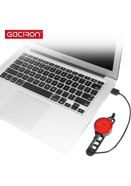 W08J-20 Stili Cacıron Lümen Akıllı Bisiklet Uyarı Ön Işık Bisiklet Spot Işık Projektör Güvenli Yansıtıcı Su Geçirmez Uyarı Arka Lambası (Yurt Dışından) fiyatları