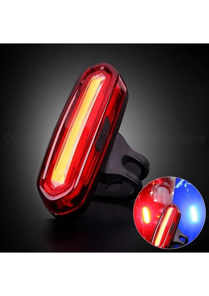 Kırmızı ve Mavi Işık Stili 120 Lümen Bisiklet Arka Işık USB Şarj Edilebilir Bisiklet LED Arka Lambası Su Geçirmez Mtb Yol Bisikleti Kuyruk Işık Bisiklet Için Yanıp Sönen (Yurt Dışından) modelleri