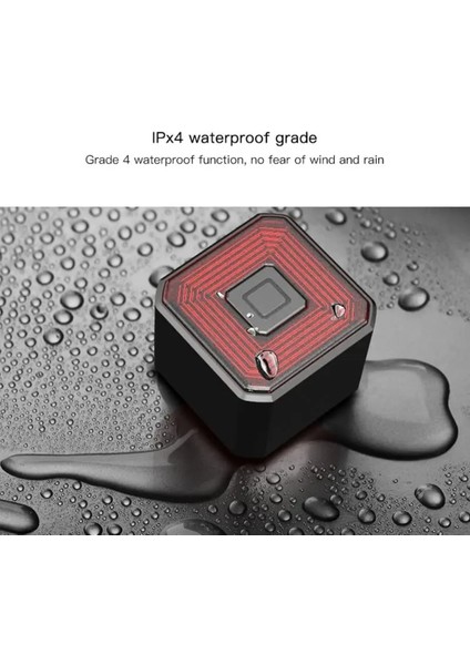 1 Takım Stili Akıllı Bisiklet Kuyruk Arka Işık Otomatik Başlatma Durdurma Fren Ipx4 Su Geçirmez USB Şarj Bisiklet Kuyruk Arka Lambası 6 Mod Bisiklet LED Işıkları (Yurt Dışından) indirimleri