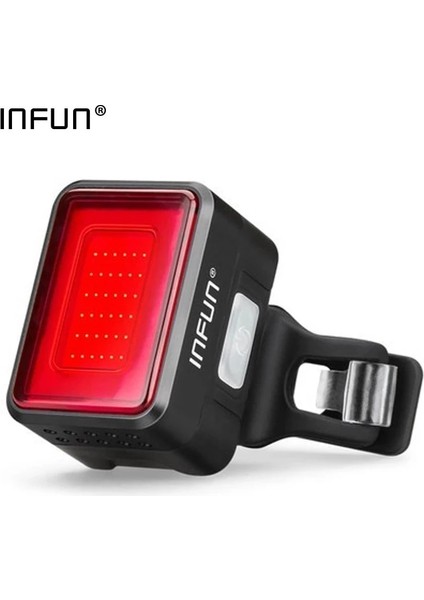 Titanyum Tarzı Infun F50 Bisiklet Arka Işık Bisiklet Için Otomatik Fren Indüksiyon Arka Lambası Bisiklet Aydınlatma Mtb Bisiklet Şarj LED Güvenlik Lambası (Yurt Dışından)