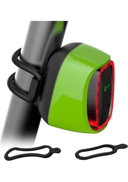 X6G Xo Halka Stili Bisiklet Işığı Akıllı Fren Bisiklet Arka LED Arka Lambası USB Şarj Edilebilir Flaş Işığı Mtb Bisiklet Işıkları Fener Bisiklet Aksesuarları (Yurt Dışından)