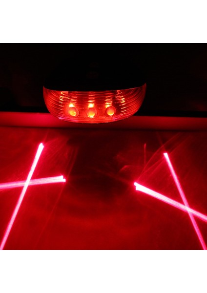 Çok Renkli Paralel Stil Bisiklet Lazer Işıkları Su Geçirmez Bisiklet Arka Lambası Bisiklete Binme Yanıp Sönen LED Lamba Kuyruk Arka Işık Dağ Mtb Gece Güvenlik Uyarısı (Yurt Dışından) fırsatları