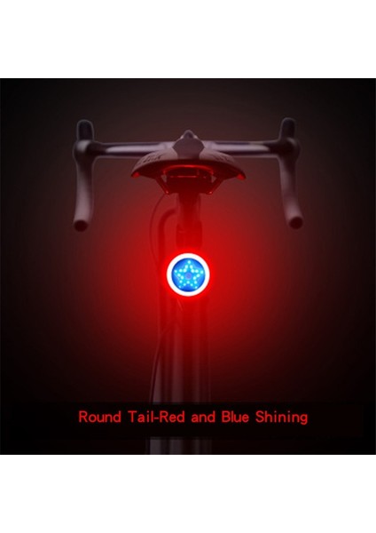 Kalp Tarzı Çoklu Aydınlatma Bisiklet El Feneri Bisiklet Arka Işık USB Şarj LED Bisiklet Işık Flaş Arka Bisiklet Işıkları Dağlar Için Bisiklet Seatpost (Yurt Dışından)