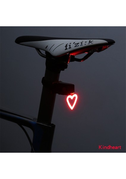 Kalp Tarzı Çoklu Aydınlatma Bisiklet El Feneri Bisiklet Arka Işık USB Şarj LED Bisiklet Işık Flaş Arka Bisiklet Işıkları Dağlar Için Bisiklet Seatpost (Yurt Dışından)