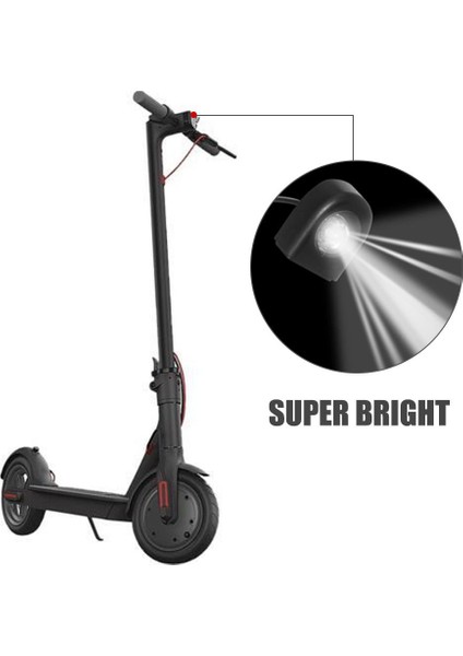 Elektrikli Scooter Spot Farlar Orijinal LED Spot Uzun Menzilli Xiaomi M365 Elektrikli Scooter Aksesuarları Işık (Yurt Dışından)