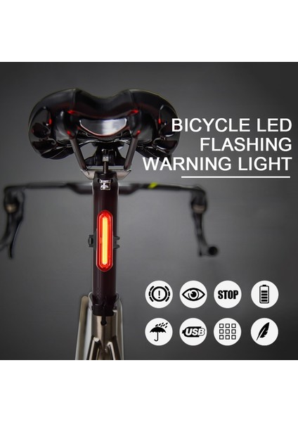 Beyaz Stil 120LM 650 Mah Abs LED Cob Bisiklet Işık USB Şarj Edilebilir Su Geçirmez Bisiklet Arka Işık Dağ Yolu Mtb Parçaları Bisiklet Aksesuarları (Yurt Dışından) modelleri
