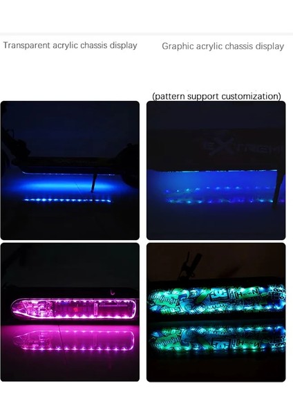 1. Nesil M365 Stili Bluetooth LED Şerit El Feneri Bar Lambası Xiaomi M365 Için Güzel Dekorasyon Elektrikli Scooter Kaykay Gece Sürme Güvenliği Için (Yurt Dışından) indirimleri