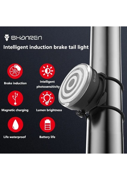 Eyer Braketi Stili 2020 Raz Pro Akıllı Bisiklet Kuyruk Lambası Fren Uyarıları Kask Seatpost Eyer Arka Işık Için Otomatik Grup Senkronizasyon Bisiklet Arka Lambası (Yurt Dışından) modelleri