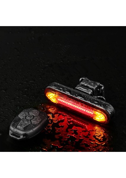 Bir Stil USB Şarj Edilebilir Bisiklet Bisiklet Arka LED Kuyruk Işık Kablosuz USB Uzaktan Kumanda Dönüş Sinyalleri Lazer Bisiklet LED Güvenlik Uyarı Lambası (Yurt Dışından) fiyatları