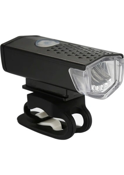 Beyaz Arka Lamba Stili Yeni Dağ Döngüsü Ön Arka Far Lambası El Feneri Döngü Işığı 300 Lümen 3 Mod Bisiklet Bisiklet Işığı USB LED Şarj Edilebilir (Yurt Dışından)
