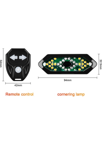 No.3 Tarzı Bisiklet LED Arka Lambası Bisiklet Akıllı Kablosuz Uzaktan Kumanda Dönüş Sinyali Işıkları Su Geçirmez El Feneri Bisiklet Arka Lambası Bisiklet Parçaları (Yurt Dışından)