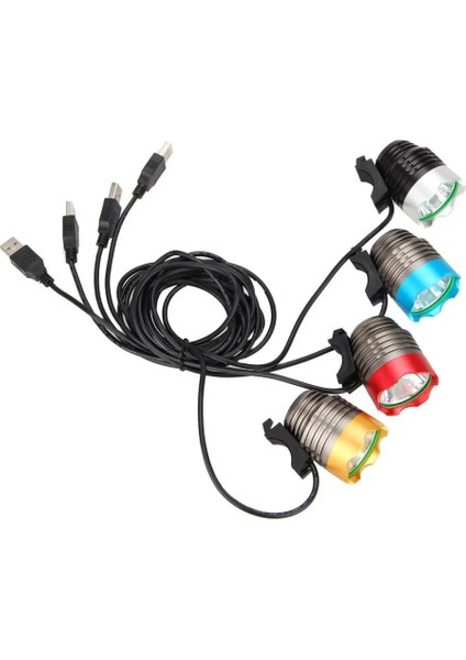 Siyah Kırmızı Stil 3000LM Cree Xm-L T6 LED USB Bisiklet Işık Bisiklet Far Su Geçirmez Mtb Bisiklet Ön Lamba Kamp Yürüyüş Far Bisiklet Işık (Yurt Dışından)