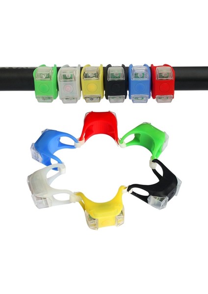 Yeşil-Yeşil Işık Stili 1 Adet Bisiklet LED Flaş Işıkları Silikon Kafa Ön Arka Tekerlek Su Geçirmez Güvenlik Lambası Yeşil Arka Lambaları Bisiklet Bisiklet Aksesuarları (Yurt Dışından) fiyatları