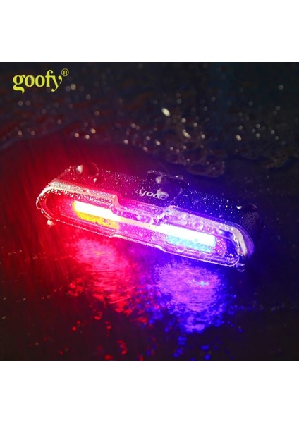 2 Kırmızı Mavi Stil Bisiklet Su Geçirmez Arka Lambası Sürme Arka Lambası LED USB Şarj Edilebilir Dağ Bisikleti Bisiklet Lambası Arka Lambası Kask Işığı Çok Modlu (Yurt Dışından)