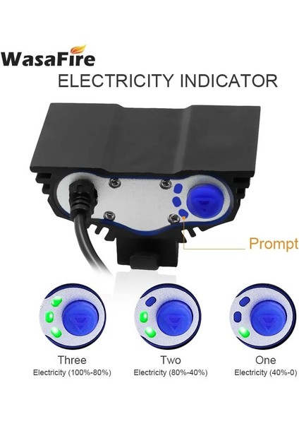 A2 Stili 3 * T6 LED Bisiklet Ön Işık Lümen X3 Dağ Bisikleti Far 3 Mod Bisiklet Gidon El Feneri Pil Kafa Lambası (Yurt Dışından)