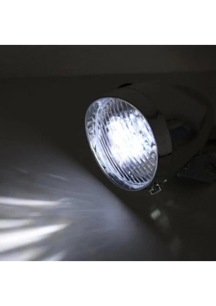03 Mavi Stil 3 LED Bisiklet Gece Sürüş Ekipmanları Bisiklet Farları Dağ Bisikleti Retro Araba Ön Aydınlatma Kullanımı 3AAA Pil (Yurt Dışından)