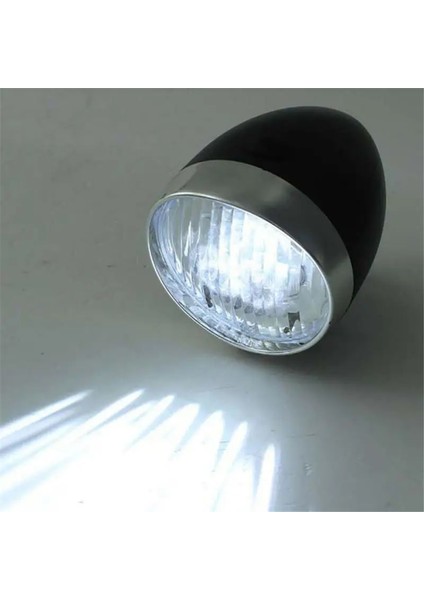 03 Mavi Stil 3 LED Bisiklet Gece Sürüş Ekipmanları Bisiklet Farları Dağ Bisikleti Retro Araba Ön Aydınlatma Kullanımı 3AAA Pil (Yurt Dışından)