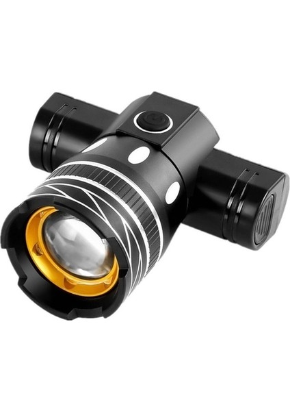 Bir Stil Ayarla Lm T6 LED Işık Bisikletbicyclelight Seti USB Şarj Edilebilir Far El Feneri Bisiklet Için Su Geçirmez Zumlanabilir Bisiklet Lambası (Yurt Dışından)