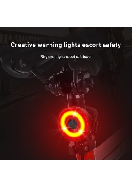 01 Arka Lamba Stili Bisiklet Lambası Su Geçirmez Arka Kuyruk Lambası LED USB Tarzı Şarj Edilebilir Veya Pil Tarzı Bisiklet Bisiklete Binme Taşınabilir Hafif Bisiklet Aksesuarı (Yurt Dışından)