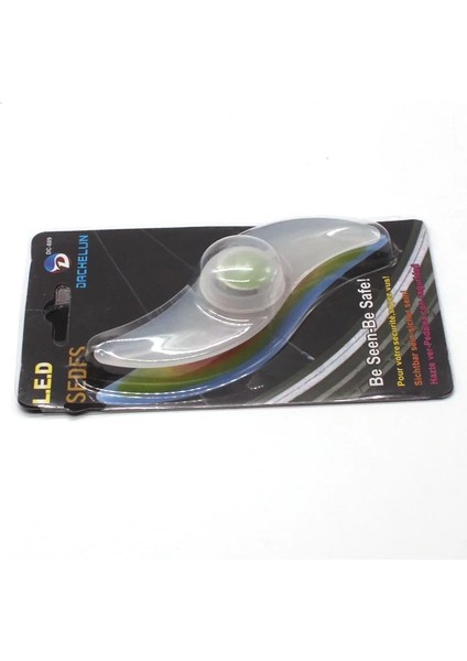 Yeşil Kart Stili Bisiklet Işıkları Gece Uyarısı Bisiklet Söğüt Rüzgar Çarkı Ispitli Işık Tekerlek Işığı S-Şekilli Rüzgar Çarkı LED Kuyruk Lambası Arka Kuyruk Güvenliği (Yurt Dışından)