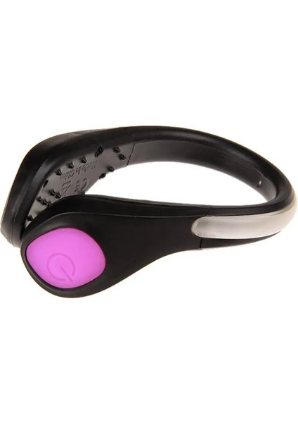 Pembe Tarzı LED Işıklı Ayakkabı Klipsi Açık Bisiklet LED Işıklı Gece Koşu Ayakkabısı Güvenlik Klipsleri Bisiklet Sporları Uyarı Işığı Güvenlik (Yurt Dışından)