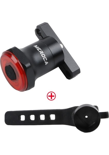 F Stilini Ayarla Meroca Akıllı Bisiklet Arka Işık Otomatik Startstop Fren Algılama Ipx6 Bisiklet Arka Lambası LED USB Şarjlı Bisiklet El Feneri (Yurt Dışından)