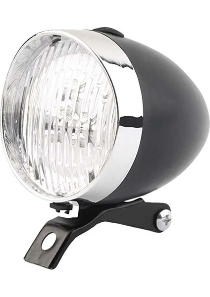 Siyah Işık Stili Fashio Retro Vintage Bisiklet 3led Ön Işık Far Güvenlik Uyarısı Gece Lambası Bisiklet Dekorasyon Siyah Gümüş (Yurt Dışından) modelleri