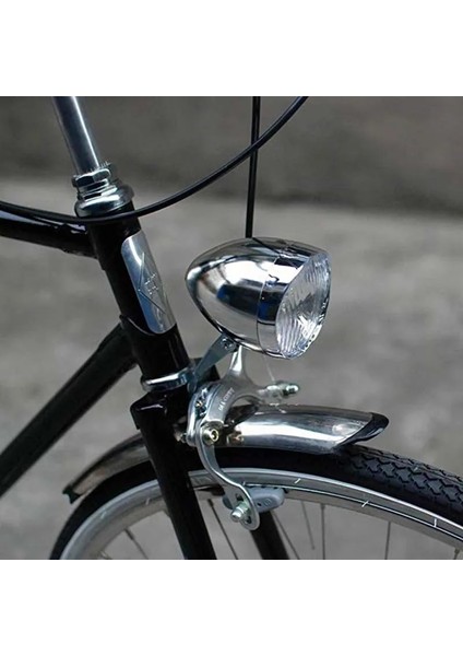 Siyah Işık Stili Fashio Retro Vintage Bisiklet 3led Ön Işık Far Güvenlik Uyarısı Gece Lambası Bisiklet Dekorasyon Siyah Gümüş (Yurt Dışından) fırsatları