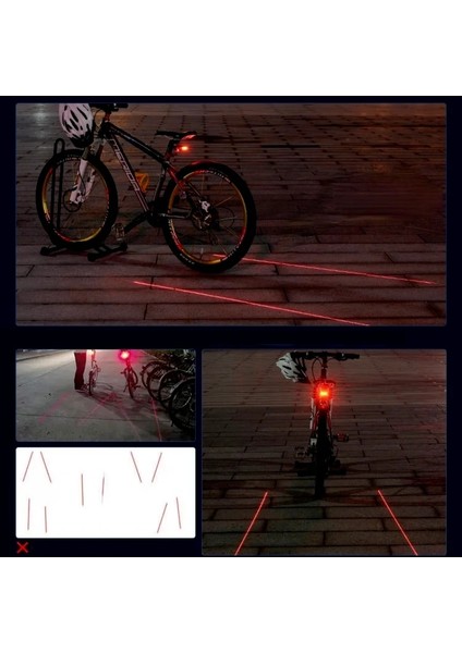 No.1 Tarzı Wasafire LED Bisiklet Arka Lambası 5 Led+2 Lazer Bisiklet Lambası Gece Güvenlik Uyarı Işıkları Dağ Bisikleti Arka Lambası Bisiklet Kuyruk Lambaları (Yurt Dışından) indirimleri