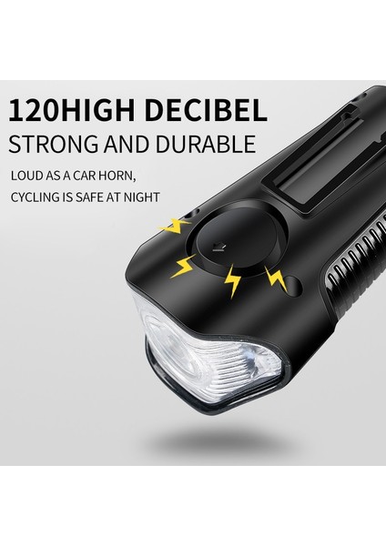 Mavi Bisiklet Bilgisayarı Stili Bisiklet Bilgisayarı ve Yüksek Desibel Korna ile LED Bisiklet Işık USB Şarj Edilebilir Ön Işık Su Geçirmez Döngü Far Tüm Mtb Uyar (Yurt Dışından)