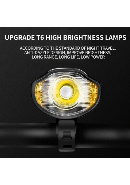 Mavi Bisiklet Bilgisayarı Stili Bisiklet Bilgisayarı ve Yüksek Desibel Korna ile LED Bisiklet Işık USB Şarj Edilebilir Ön Işık Su Geçirmez Döngü Far Tüm Mtb Uyar (Yurt Dışından)