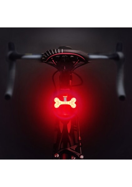 Kemik Şekli Stili Bisiklet Işık USB Şarjlı Bisiklet Işık LED Lamba El Feneri Kuyruk Arka Bisiklet Işıkları Mtb Seatpost Için Bisiklet Aksesuarları (Yurt Dışından)