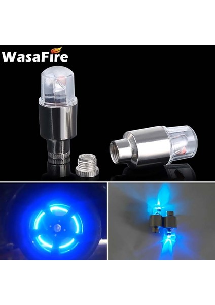 Kırmızı Stil Wasafire LED Bisiklet Bisiklet Tekerleği Konuştu Işık Lastik Valf Kapakları Neon Işıkları Su Geçirmez Bisiklet Yanıp Sönen Lamba Araba Lastiği Valfi (Yurt Dışından) fiyatları