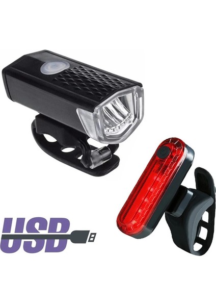 No.7 Tarzı USB Şarj Edilebilir Bisiklet Işık Mtb Bisiklet Ön Arka Arka Arka Lamba Bisiklet Güvenlik Uyarı Işığı Su Geçirmez Bisiklet Lambası El Feneri (Yurt Dışından) indirimleri