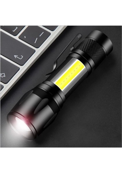 Siyah C Stili Yeni Tasarım Cree Q5 Pil USB Şarj El Feneri Cob LED Zumlanabilir Su Geçirmez Bisiklet Klipsi Kafa Lambası Bisiklet El Feneri (Yurt Dışından) fırsatları