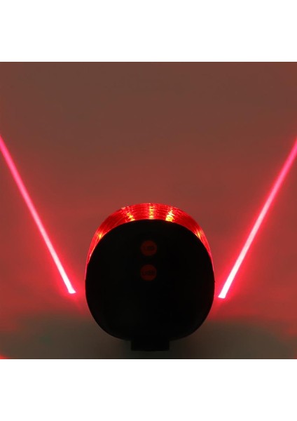 No.3 Tarzı Bisiklet LED Arka Kuyruk Lambası Su Geçirmez Güvenlik Uyarı Işığı 5 LED 2 Lazer Gece Dağ Bisikleti Işığı Arka Lamba Yol Bisiklet Işığı (Yurt Dışından)
