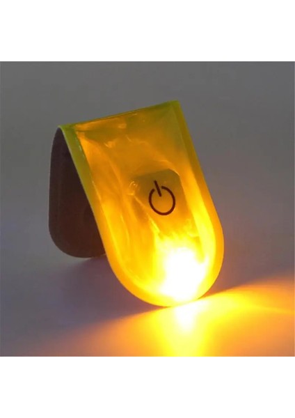 No.2 Tarzı LED Klipsli Kumaş Manyetik Yüzeyler Güvenlik Işıkları Koşu Yürüyüş Güvenlik Uyarısı Pvc Klipsli Lamba Yansıtıcı Kayış Acil Durum (Yurt Dışından)