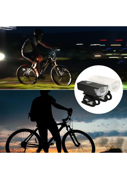Mavi Arka Lamba Stili USB Şarj Edilebilir Bisiklet Işık Mtb Bisiklet Ön Arka Arka Arka Lamba Su Geçirmez Bisiklet Güvenlik Uyarı Işığı Sürme El Feneri Lambası (Yurt Dışından)