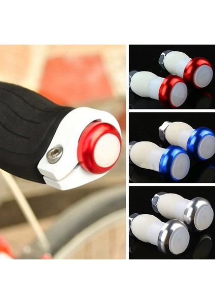 Kırmızı Stil 2 Adet Bisiklet Gidon Işık Kolu Kavrama Uç Fişi LED Dönüş Sinyali Alaşım Bisiklet Gösterge Lambası Güvenlik Uyarı Lambaları RR7032 (Yurt Dışından)