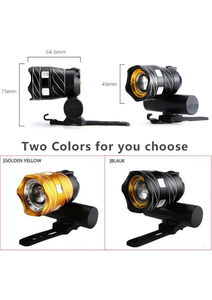 Menekşe Tarzı Basecamp Lm Serbest Yakınlaştırma Su Geçirmez T6 LED Bisiklet Işık Bisiklet Ön Lamba Torch Far USB ile Şarj Edilebilir Bisiklet Işığı (Yurt Dışından)