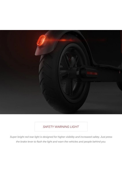 1 Adet Elektrikli Scooter Arka Kuyruk Işık Lambası Geri Mola Xiaomi Mijia M365 Kaykay X7V0 Scooter Parçaları Aksesuarları Aracı 90 cm (Yurt Dışından) fırsatları