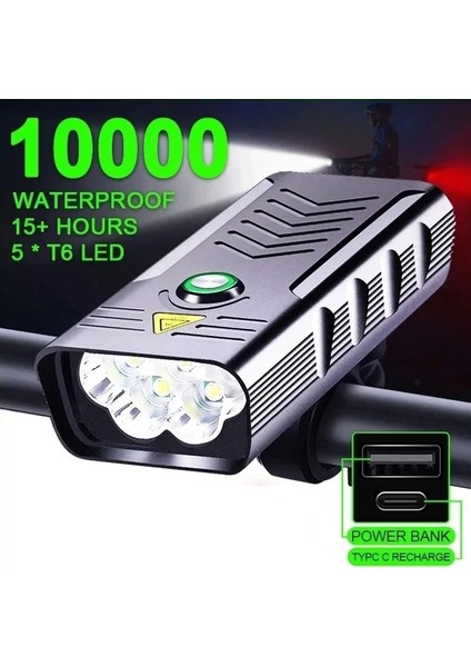 LED 2 Tarzı T6 LED Bisiklet Işık USB Şarj Edilebilir El Feneri Su Geçirmez Mtb Yol Bisikleti Işıkları Fener Ön Bisiklet Far Bisiklet Lambası (Yurt Dışından)