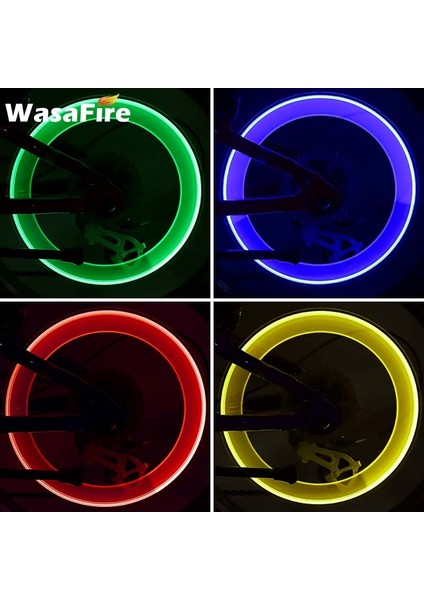Kırmızı Stil Mini LED Bisiklet Lambası Lastik Valf Kapakları Tekerlek Telleri Lamba Yol Dağ Bisikleti Ön Arka Işık Pilli Gece Uyarı Lambaları (Yurt Dışından)