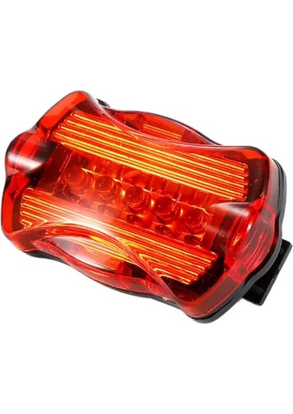 Gösteri Tarzı Olarak Bisiklet Bisiklet Işıkları 5 LED Arka Lambalar Güvenlik Uyarı Lambası 7 Flaş Modu Bisiklet Bisiklet Bisiklet Arka Kuyruk Lambası (Yurt Dışından)