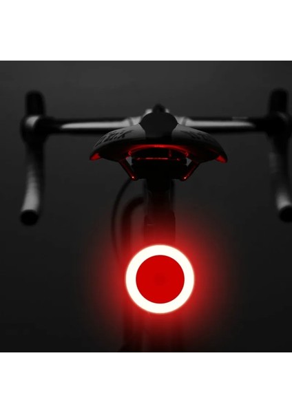 Pentagram Stili Bisiklet Arka Lambası Çoklu Aydınlatma Modları Modelleri USB Şarj LED Bisiklet Işık Yol Için Flaş Kuyruk Arka Işıklar Mtb Bisiklet Seatpost (Yurt Dışından)