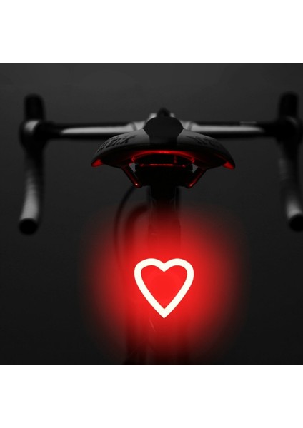 Pentagram Stili Bisiklet Arka Lambası Çoklu Aydınlatma Modları Modelleri USB Şarj LED Bisiklet Işık Yol Için Flaş Kuyruk Arka Işıklar Mtb Bisiklet Seatpost (Yurt Dışından)