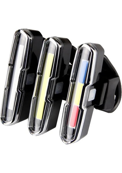 Kırmızı Mavi Tarzı USB Şarj Edilebilir Ön Arka Bisiklet Işık Lityum Pil LED Bisiklet Arka Lambası Bisiklet Kask Işık Lamba Dağı Bisiklet Aksesuarları (Yurt Dışından)