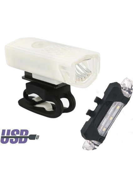 Takım 05 Tarzı USB Şarj Edilebilir Bisiklet Işık Mtb Bisiklet Ön Arka Arka Lamba Bisiklet Güvenlik Uyarı Işığı Su Geçirmez Bisiklet Bisiklet Aksesuarları (Yurt Dışından)