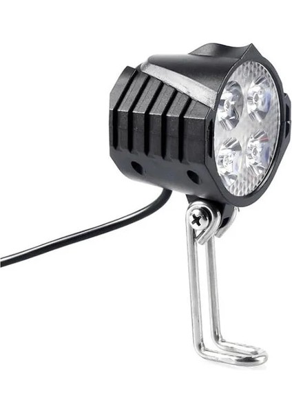 A Stili Anahtarı ile Işık Ebike E-Bike 12V 24V 36V 48V 60V 72V Elektrikli Bisiklet Korna ile Işık Su Geçirmez Yüksek Li Far Korna Seti Ön Far (Yurt Dışından)